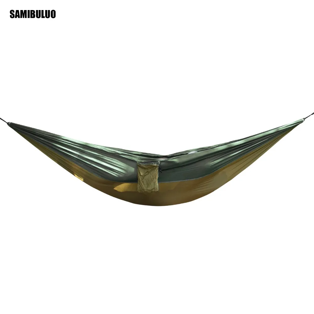 Nylon Outdoor Hammock Single Double Person Adult Backpacking Travel Survival Hunting Sleeping Bed For Garden Camping