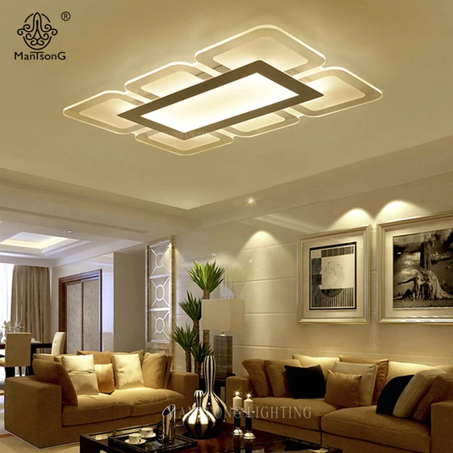 Ceiling Lamps Modern White Acrylic Simple LED Creative