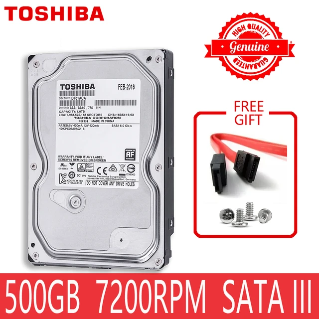 Hard Disk SATA 3.5 Internal For DVR PC HDD HD 3.5' 1Tb 2Tb 500Gb Harddisk