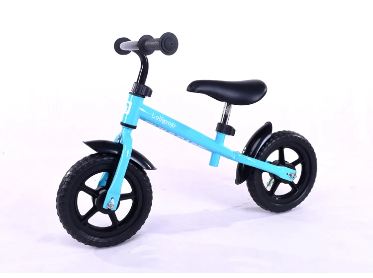 В виде бабочек, новинка, 12 дюймов баланс велосипед углеродного волокна колесо красные, синие желтого, розового, зеленого цвета Детский велосипед высокое качество Сталь рамка - Цвет: blue
