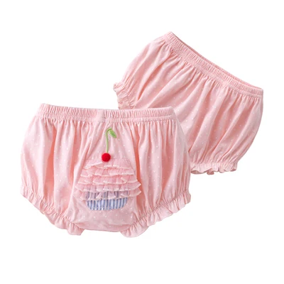 Шорты для девочек леггинсы для девочек летние тонкие бриджи для малышей, хлопковые Популярные штаны большие штаны из полипропилена Верхняя одежда летняя одежда - Цвет: Розовый