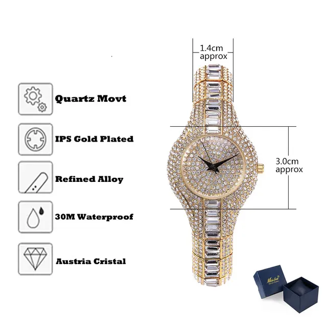 Fashion Ladies Watches -Top Brand - Luxury  Bracelet Clock  3