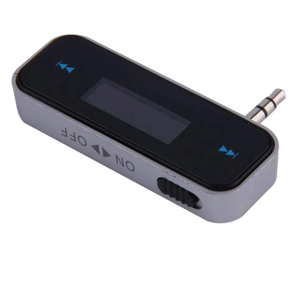 Mini 3.5 mm Wireless Car Radio Music Audio FM Transmitter HandsFree Modulator Transmissor FM With Cable LCD Display Car Kit