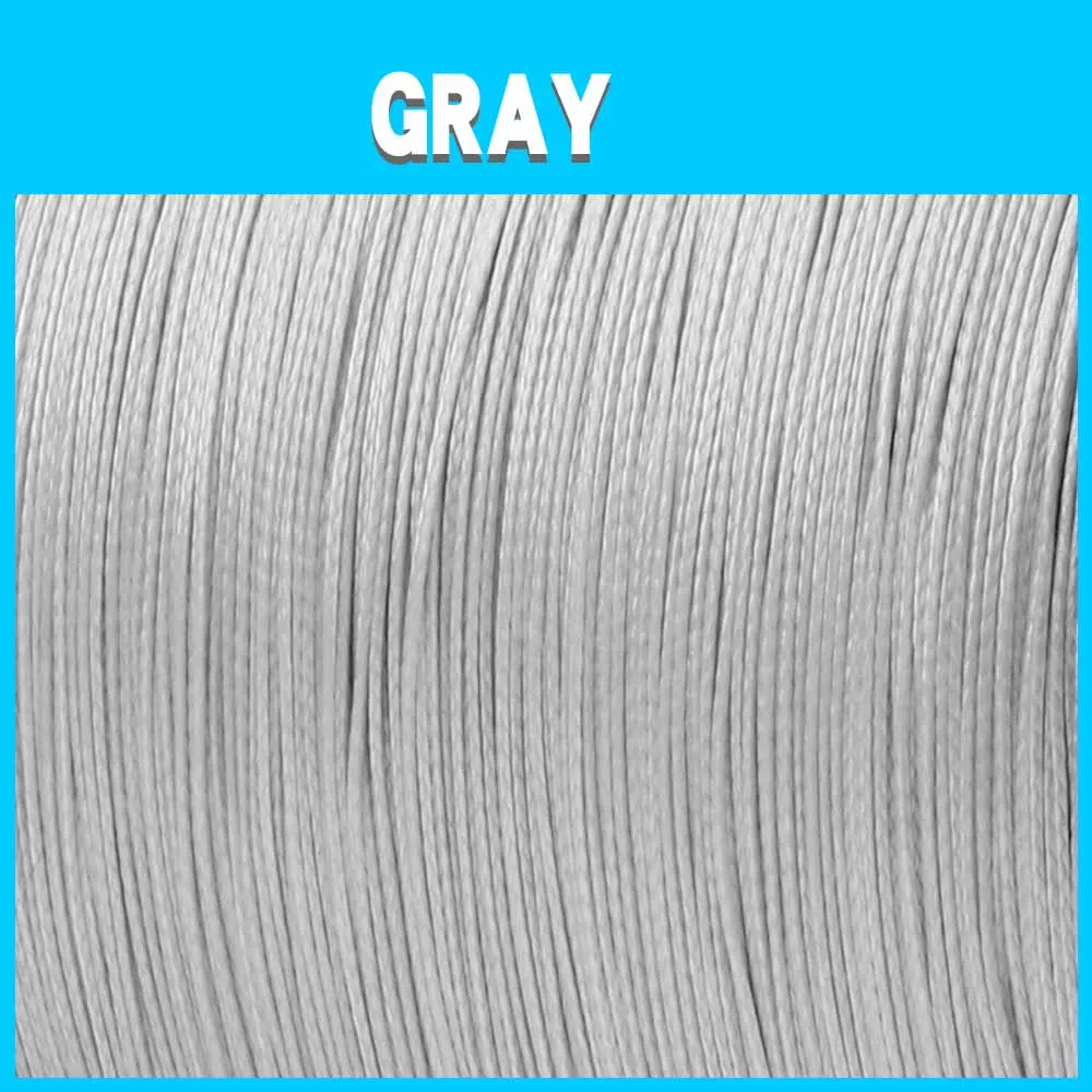 BAKAWA 8 braid 500M 300M 4 strands PE Braided Fishing Line 120 TO 10LB Multifilament Fishing Line cord linha multifilamento - Цвет: PE fishing line GRAY