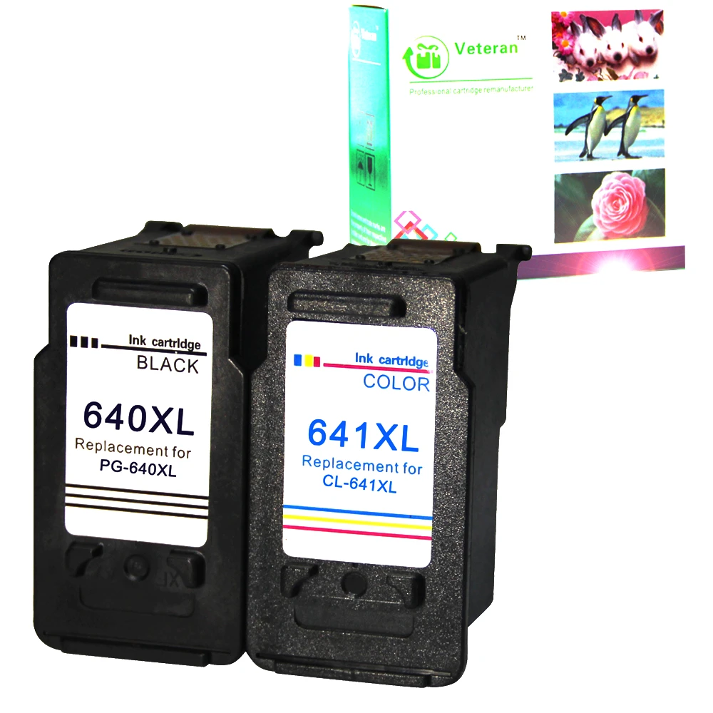 Veteran PG640 CL641 640XL чернильный картридж repalcement для Canon 640 641 PIXMA mx436 MG2160 MG3160 MG4160 MX376 MX516