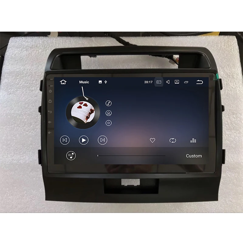 Автомобильный DVD плеер Lenvio IPS 2G RAM Android 7 1 с GPS навигацией для Toyota Land Cruiser 200 LC200 2008 2012