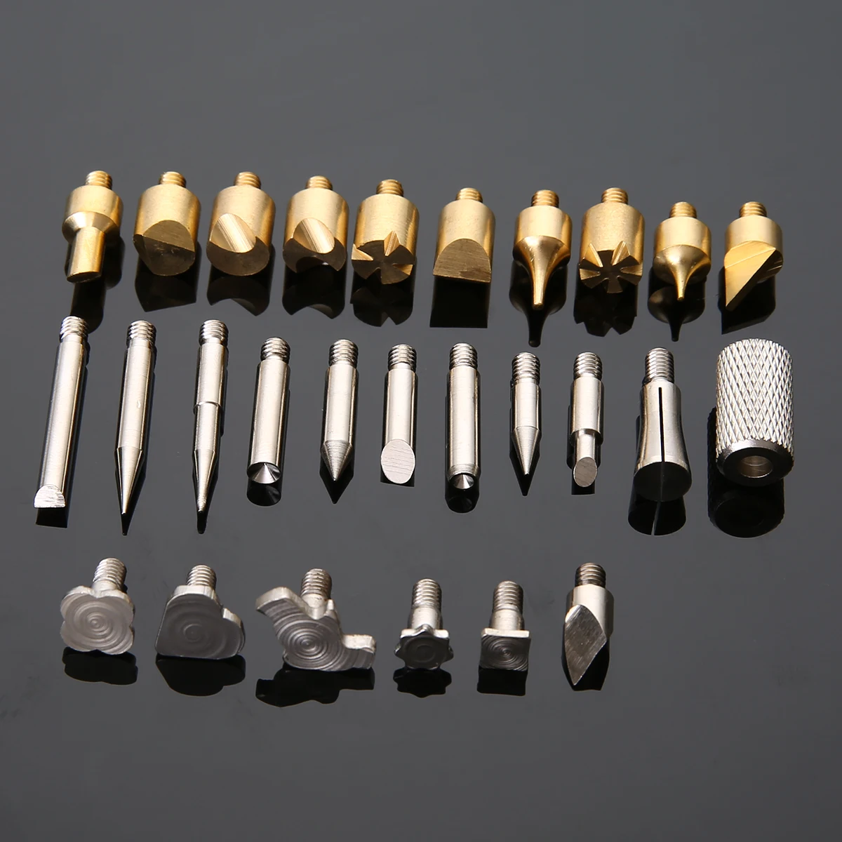 28pcs Soldering Iron Tool Kit Wood Burning Pen Tips & Stencil Set Carving Burner Wood burning Pyrography Tool Assortment Kit