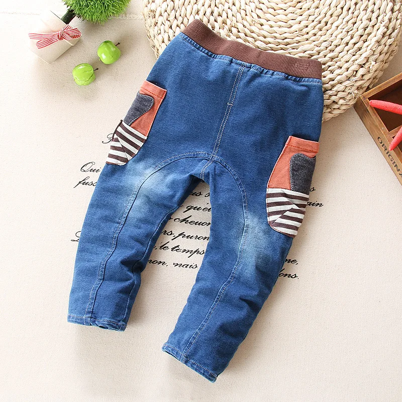 Распродажа, весенне-осенние хлопковые джинсы для маленьких мальчиков детские джинсовые штаны с героями мультфильмов одежда для маленьких мальчиков, дети