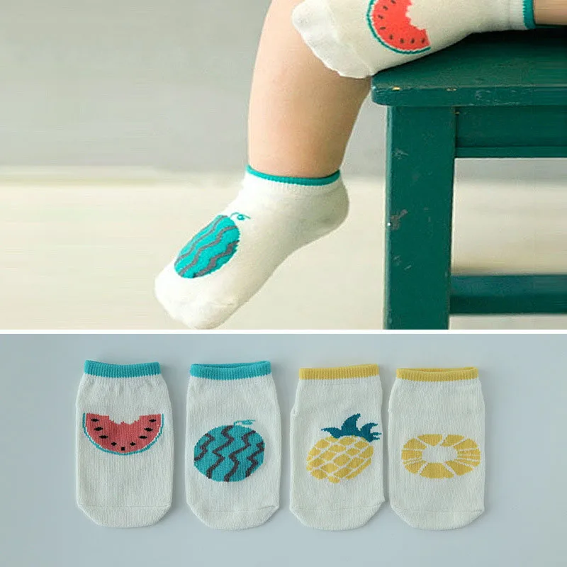 4 вида стилей хлопковые носки для малышей Детские носки для новорожденных Детские Для мальчиков и девочек носки-тапочки противоскользящие новорожденный малыш младенческой Носки