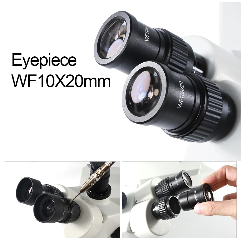  LCD Continuous Zoom Trinocular Stereo Microscope HD VGA Camera Big Workbench Phone Repair Soldering