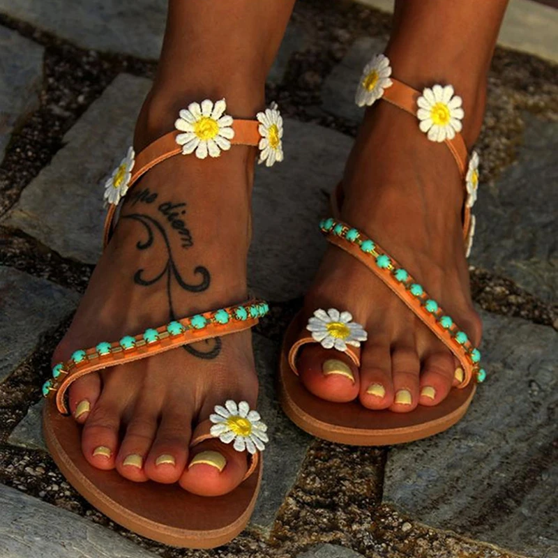 cute flat summer sandals
