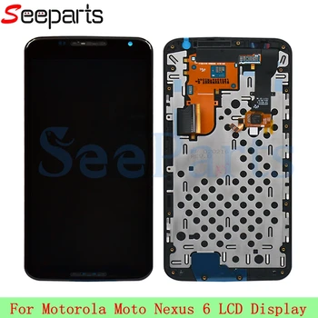 

LCD Screen For Motorola Moto Nexus 6 LCD Display Touch Screen With Frame Digitizer Assembly Replacements For Moto Nexus6 LCD