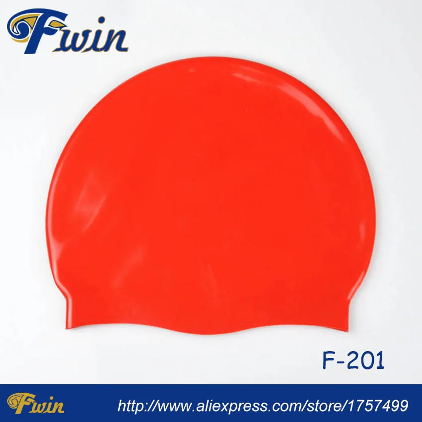 High quality factory supply highly stretchable Swimming Waterproof Silicone Sports Adult 50gs Custom Swim Cap Design your logo