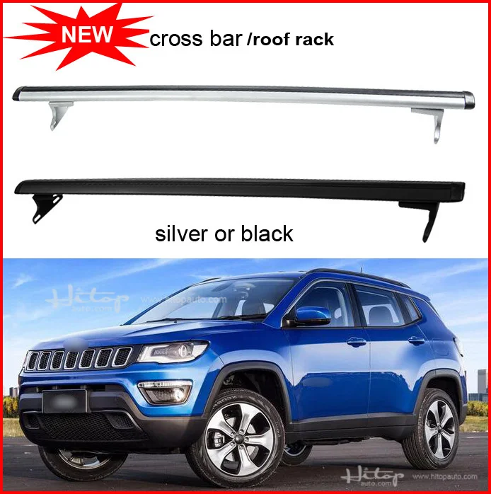 Ходовой товар для jeep Compass поперечная рейка на крышу 2011 2020. Серебряный или черный