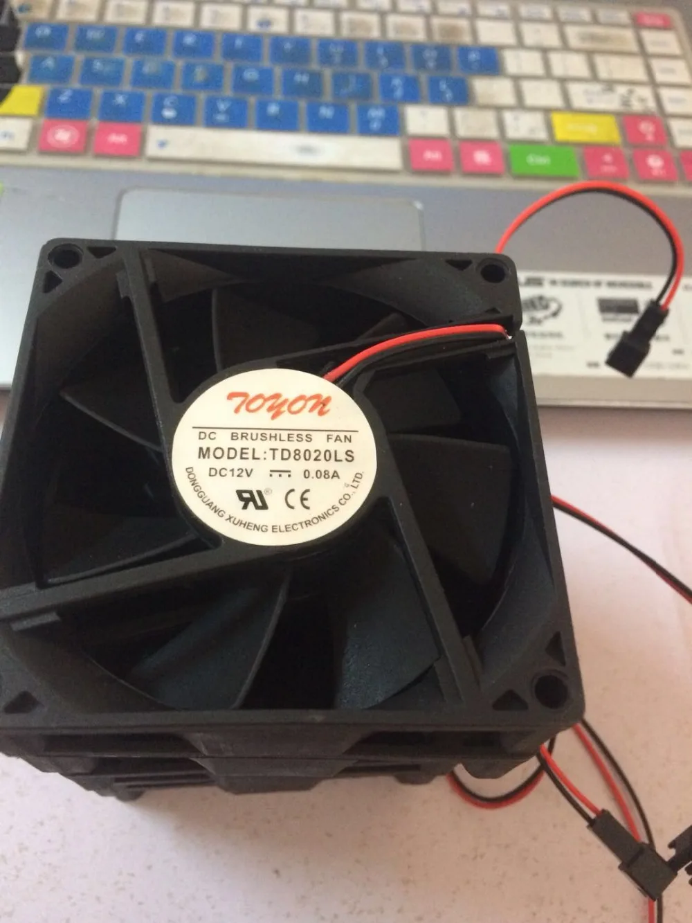 

Original TD8020LS 12V 0.08A 8CM 80*80*20MM Water Dispenser Fan Silent Fan