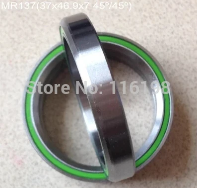 

Free shipping 1-3/8" 34.925mm bicycle headset bearing MR137 ( 37x46.9x7mm, 45/45) repair bearing