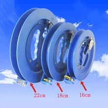 Новое поступление, наружная круглая синяя ручка из АБС-пластика, 16 см, 18 см, 22 см, катушка для кайта, намотка, огненное колесо, витая струнная линия, ручка, инструмент, 1 шт