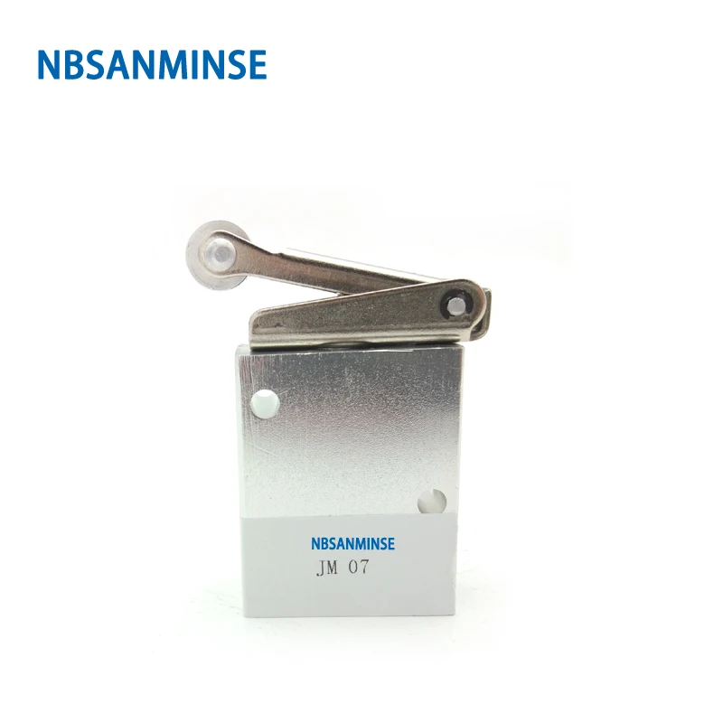 Серия JM 1/4 механический клапан пневматический запорный механический запорный клапан Дроссельный клапан двухпозиционный Трехходовой Sanmin