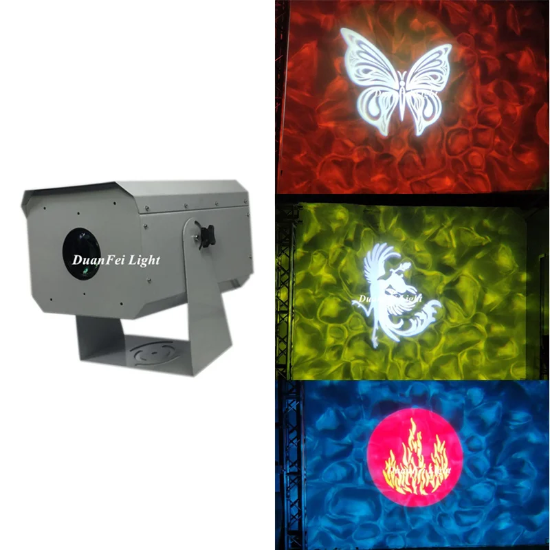 4lot 7 glass gobo led 200w spot light dmx auto outdoor building projector ip65 | Лампы и освещение