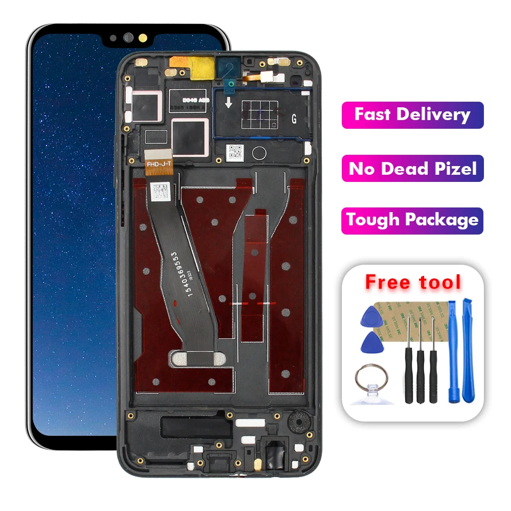 Для 6 5 &quotHuawei Honor 8X JSN L21 L42 AL00 ЖК дисплей с сенсорным цифровым преобразователем