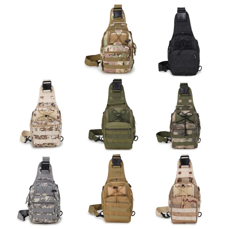 

Variety colors 600D oxford fabric, high intensity Chest bag Military Utility Single Shoulder Camouflage Bag