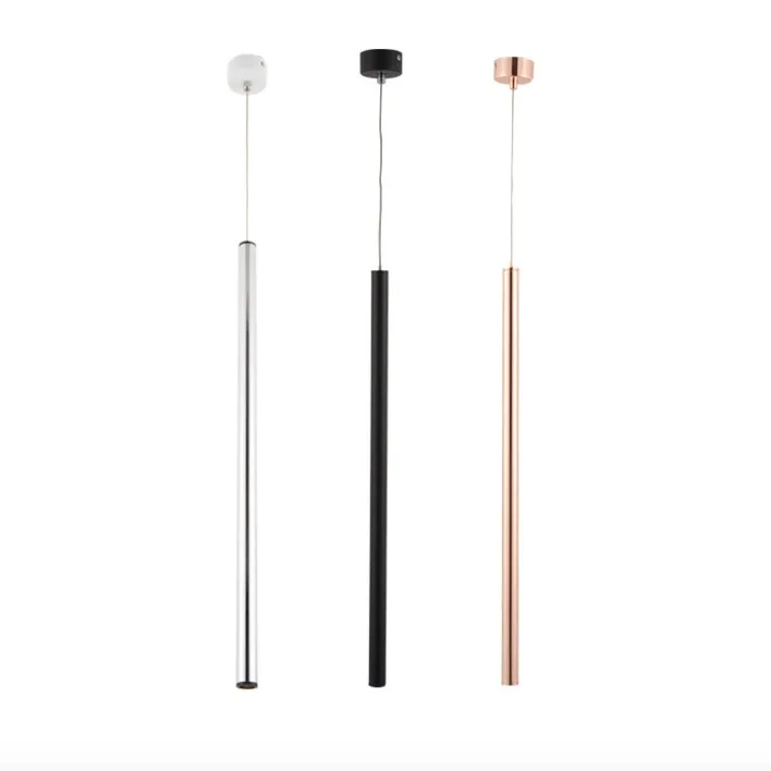 Long Bar Shape Single Head Pendant Light Lampen Modern