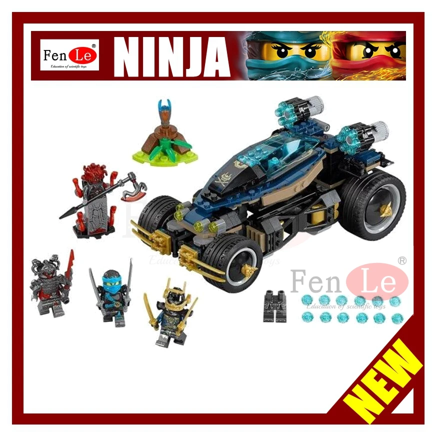 

450pcs Ninja New 10582 Samurai VXL DIY Masters of Spinjitzu Model Building Blocks Bricks Toys Sets Compatible with 70625