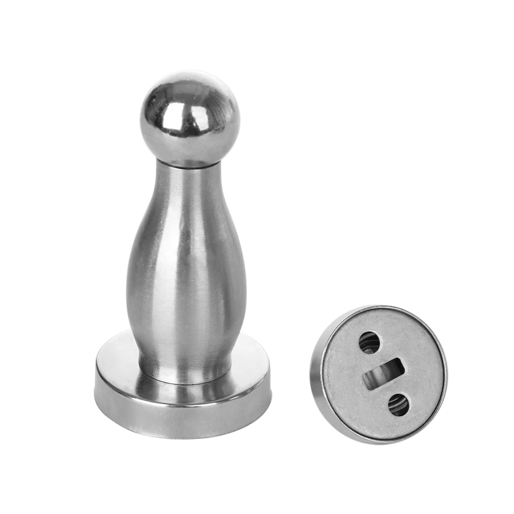 Door Stops Stainless Steel Door Stopper Holder Catch Floor For Home Bedroom Toilet