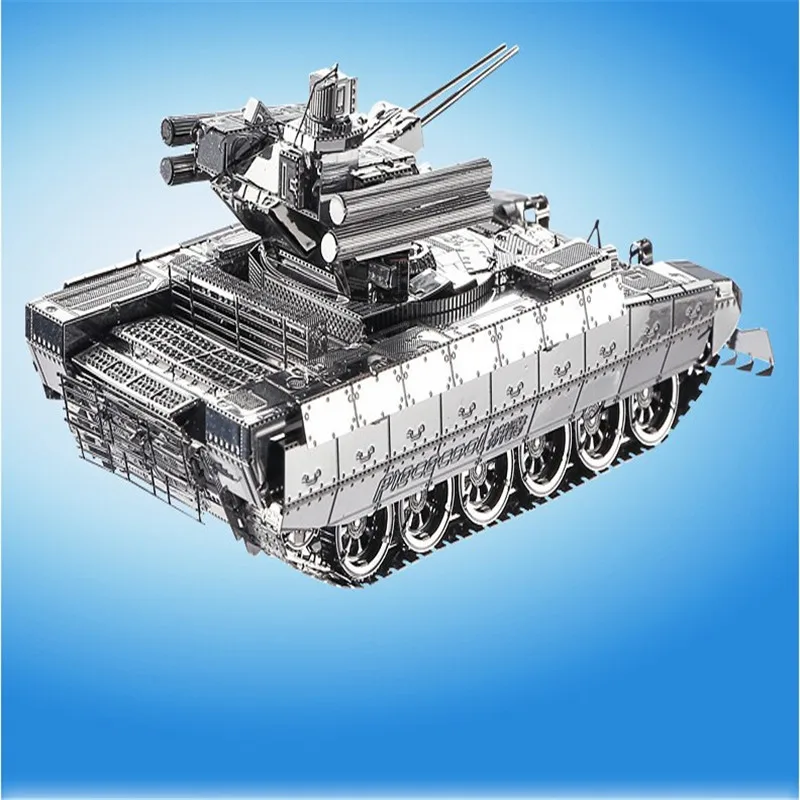 Piececool BMPT Танк 3D лазерная резка металла головоломка DIY 3D Сборка Модель-пазл военный 3D нано головоломка Souptoys подарок для детей