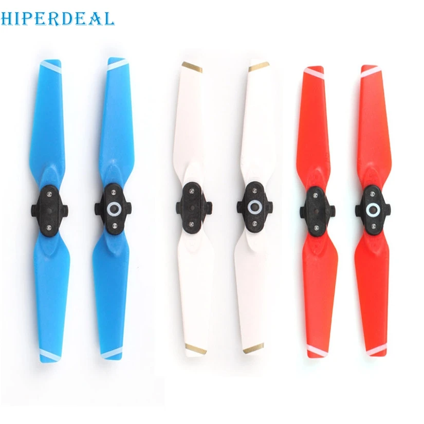 

HIPERDEAL 2 pcs Spark Propeller for DJI Spark Drone Accessories Quick Release Folding Blades 4730F Replacement Spare Parts #M