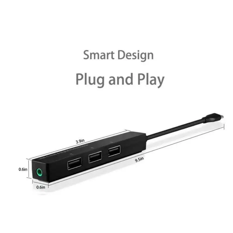 USB C хаб TypeC 3 5 мм цифровой аудио адаптер порта 2 0 для MacBook Pro мобильные телефоны