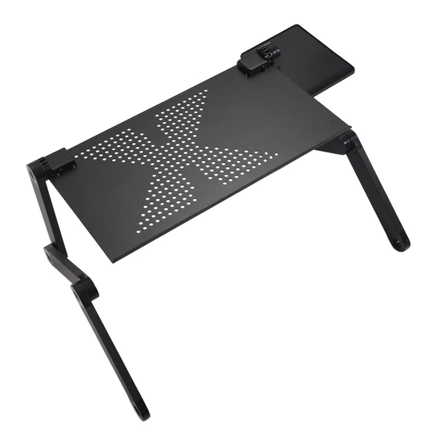 Us 17 84 16 Off Aliexpress Multi Functional Ergonomic Mobile Laptop Table Stand For Bed Portable Sofa Foldable Notebook Desk