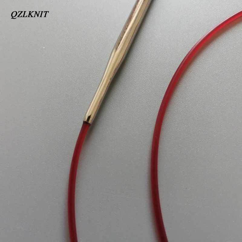 QZLKNIT 80 см/60 см высококачественная нейлоновая трубка круглые спицы для вязания