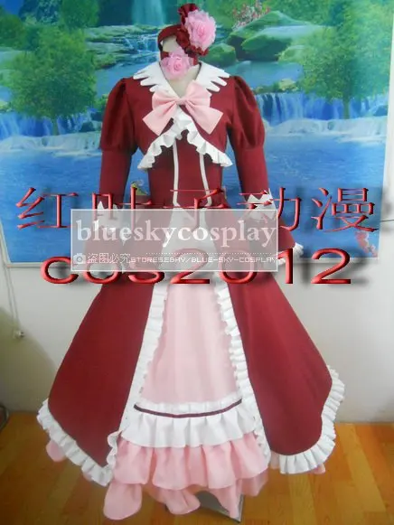 Черный Дворецкий II Elizabeth косплей костюм аниме на заказ любой размер Хэллоуин