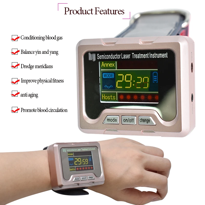 650нм лазерная терапия диабетические наручные часы для лечения диабета гипертония часы лазерный синусит терапевтический аппарат