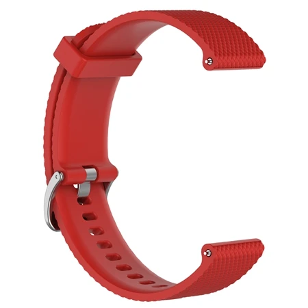 Силиконовый ремешок для часов huawei GT, ремешок для часов 22 мм, ремешок для часов Huami Amazfit GTR 47 мм, браслет с металлической пряжкой - Цвет: red