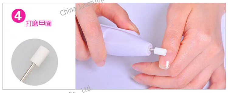 Портативный 5 в 1 Электрический набор сверл для ногтей, педикюр, маникюрные сверла, шлифовальный станок, инструменты для полировки ногтей, шлифовальные насадки для ногтей