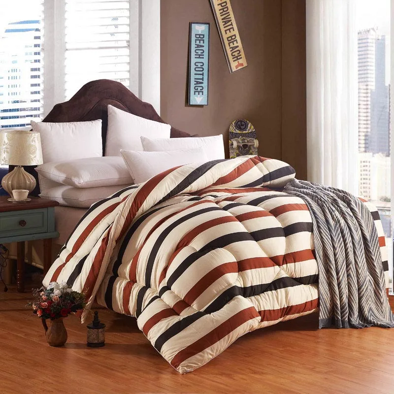 Высокое качество одеяло из полиэстера полиэстер Наполнитель теплый одеяло зима/осень Stiching Стеганный килт постельные принадлежности пледы одеяло