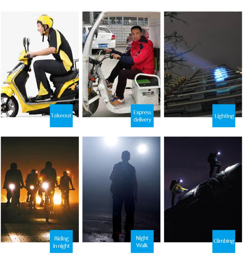 Flash Deal CoolChange Bike Light Cycling Alarm Bell Smart phone Mount Stand Bicycle Lamp Stand 2000/4000mAh Power Bank Bicycle Front Light 13