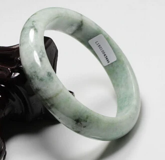 

xd 00987 Certified Grade "A" Natural Green Jadeite Jade Gems Bracelet Bangle (A0429)