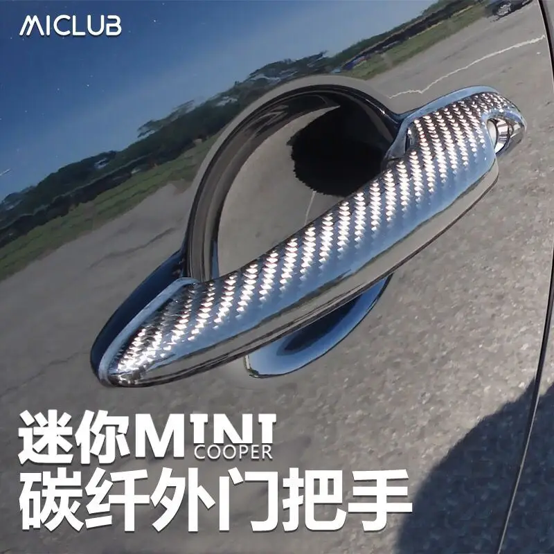 

2Pcs Union Jack Car Door Handle Cover Stickers Decal For Mini Cooper JCW R55 Clubman R50 R52 R53R56 R57 R58 R59 R61 Car Styling