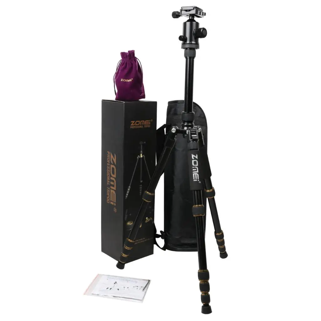 Zomei Z699 Professional алюминий путешествия штатив монопод с шаровой головкой подставка для камера видеокамера