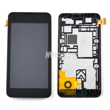 100% Original For Nokia Lumia 530 Lcd Display Touch Screen Digitizer Assembly With Frame Free Shipping!