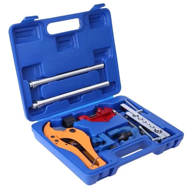 9pcs Expander Reamer Refrigerator Air Conditioning Equipment Maintenance Tube Cutter Flaring Tool Repair Tools цена 9pcs Expander Reamer Refrigerator Air Conditioning Equipment Maintenance Tube Cutter Flaring Tool Repair Tools цены онлайн