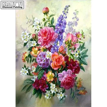 

Diamond Painting Bouquet Colorful 30x40cm XY1