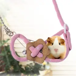 Pet Кролик Крыса Мышь Жгут Регулируемая Веревка Ферре Хомяк Finder Белл разные цвета поводок Ferret Konijn Guinea Pig Cobaya