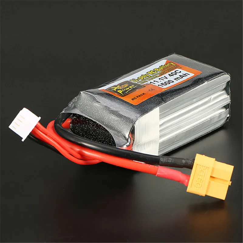 

ZOP Power 11.1V 1500mAh 40C 3S1P Lipo Battery XT60 Plug For RC Drone Car Boat Model Reachargeable Battery in stock