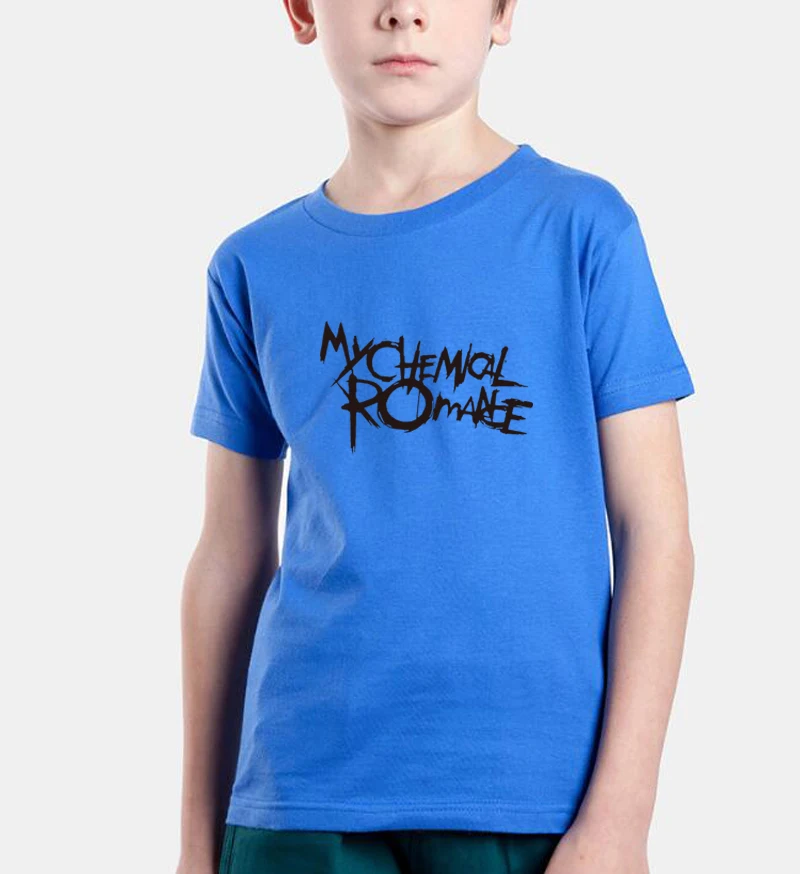 2018 новые модные детские футболки My Chemical Romance печати летние топы Ти панк в стиле хип-хоп футболки детские футболки детская одежда