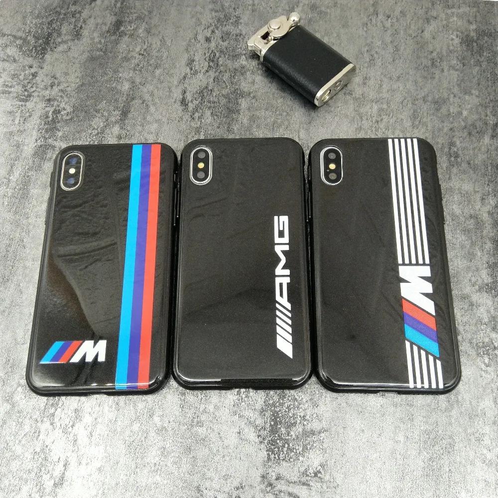 

Luxury Motorsport AMG cover case for iphone 6 S 8 7 plus 8 8plus X XR XS MAX Soft TPU IMD brand Racing Car GTR phone Cover coque