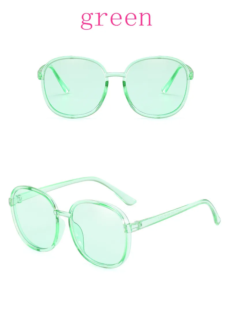 ASUOP 2018 new square fashion ladies sunglasses transparent color retro cat eyes men's glasses luxury brand crystal glasses (9)